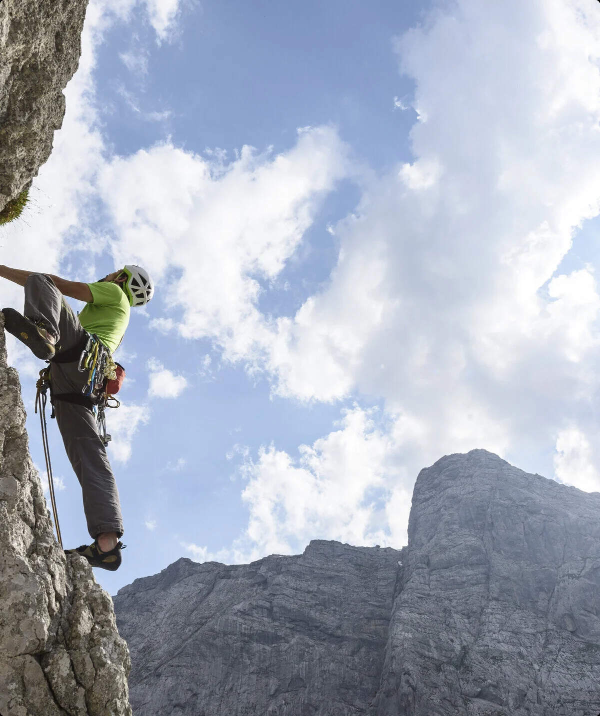 Outdoor-Klettern am Fels | © DAV/Wolfgang Ehn